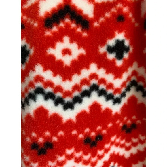 Women’s Fair Isle Printed Fleece Zippered Jacket NWT - Picture 8 of 11